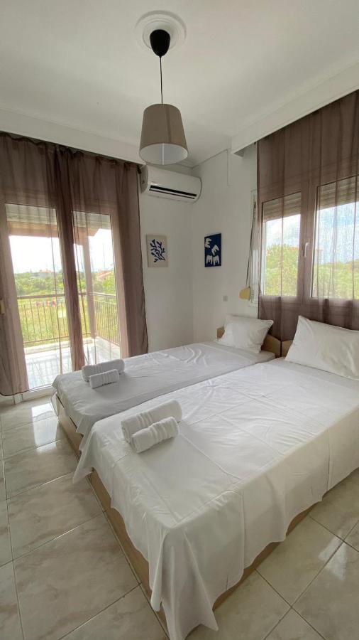 Апартаменты Amazing Sea View Loft, Афитос Экстерьер фото