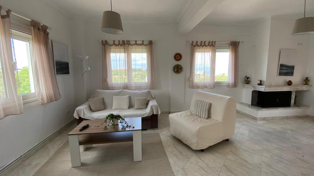 Апартаменты Amazing Sea View Loft, Афитос Экстерьер фото