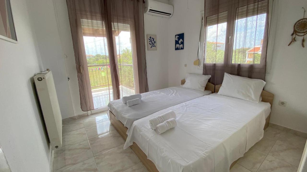 Апартаменты Amazing Sea View Loft, Афитос Экстерьер фото