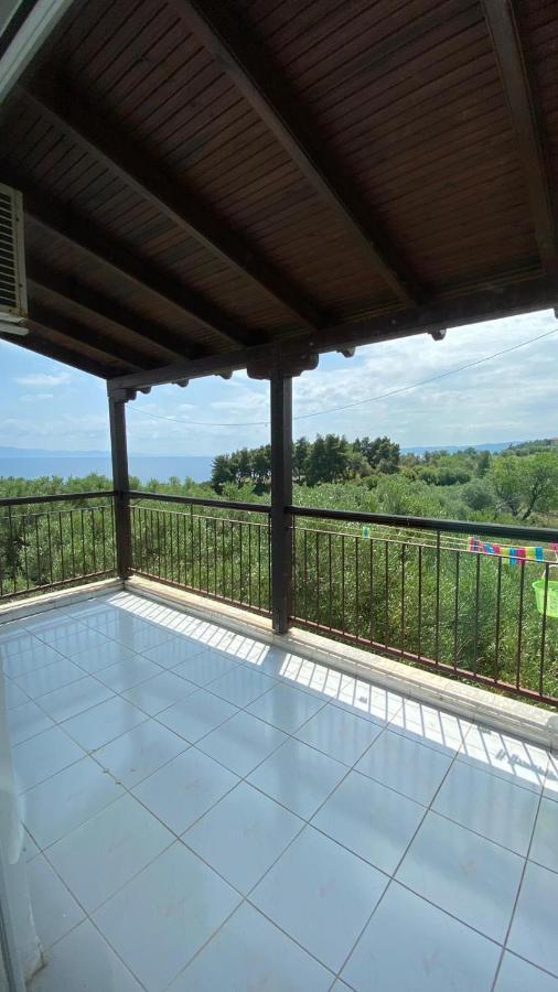 Апартаменты Amazing Sea View Loft, Афитос Экстерьер фото